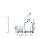 ASPEN CRYSTAL WHISKEY GLASS/DECANTER-SET OF 7-MADE IN GERMANY