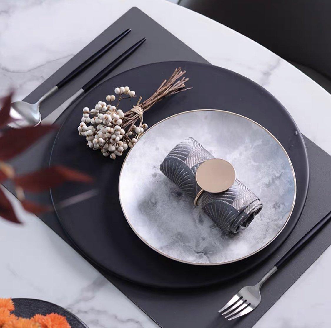 plates for dinner | MOON PLATES - SET OF 2