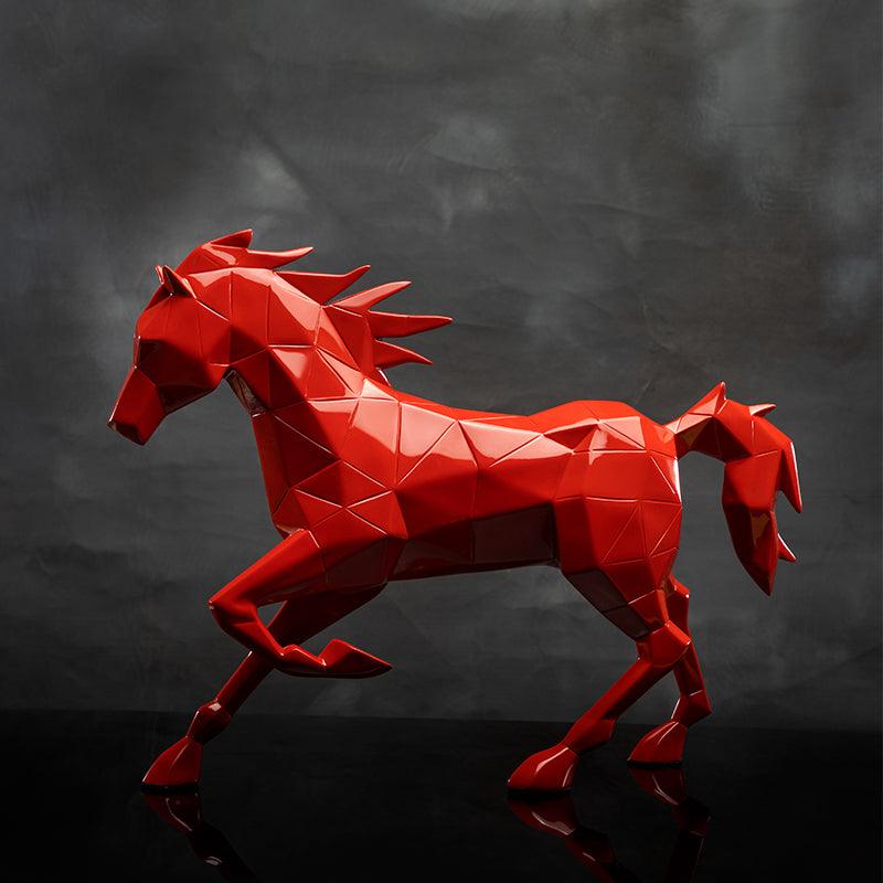 ORIGAMI HORSE SCULPTURE - Smokey Cocktail