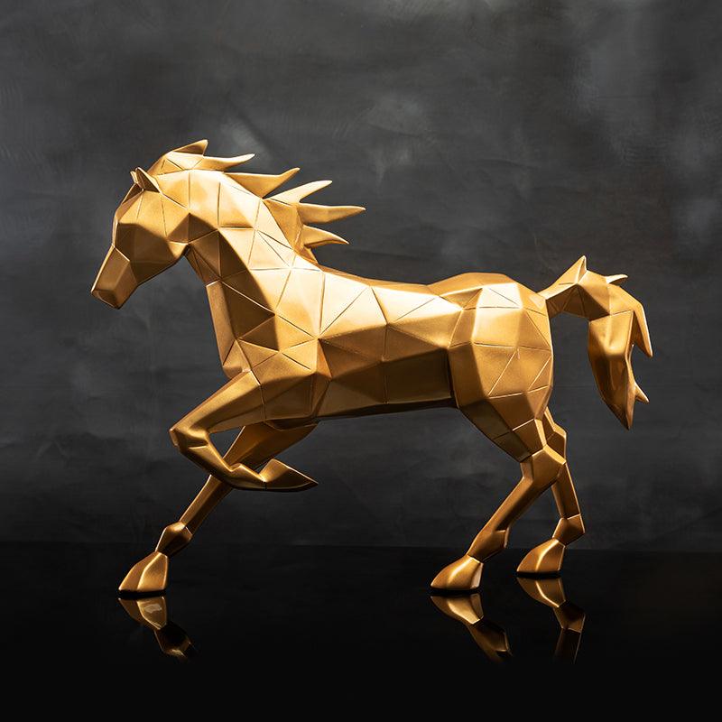 ORIGAMI HORSE SCULPTURE - Smokey Cocktail