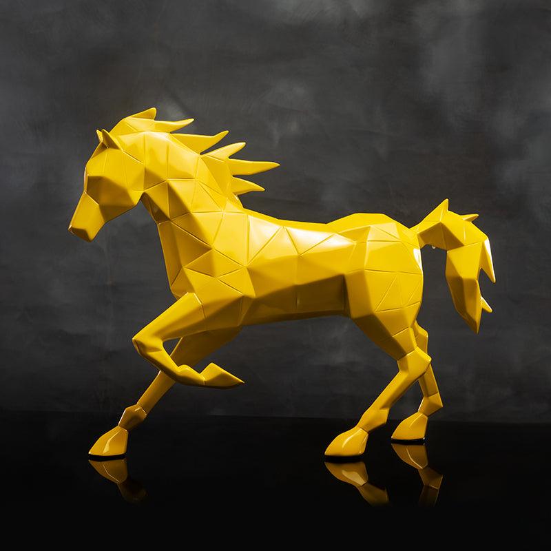 ORIGAMI HORSE SCULPTURE - Smokey Cocktail