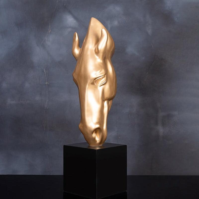 HORSE FACE SCULPTURE - Smokey Cocktail