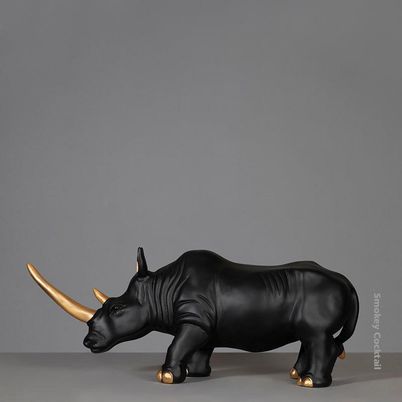 RHINO SCULPTURE - Smokey Cocktail