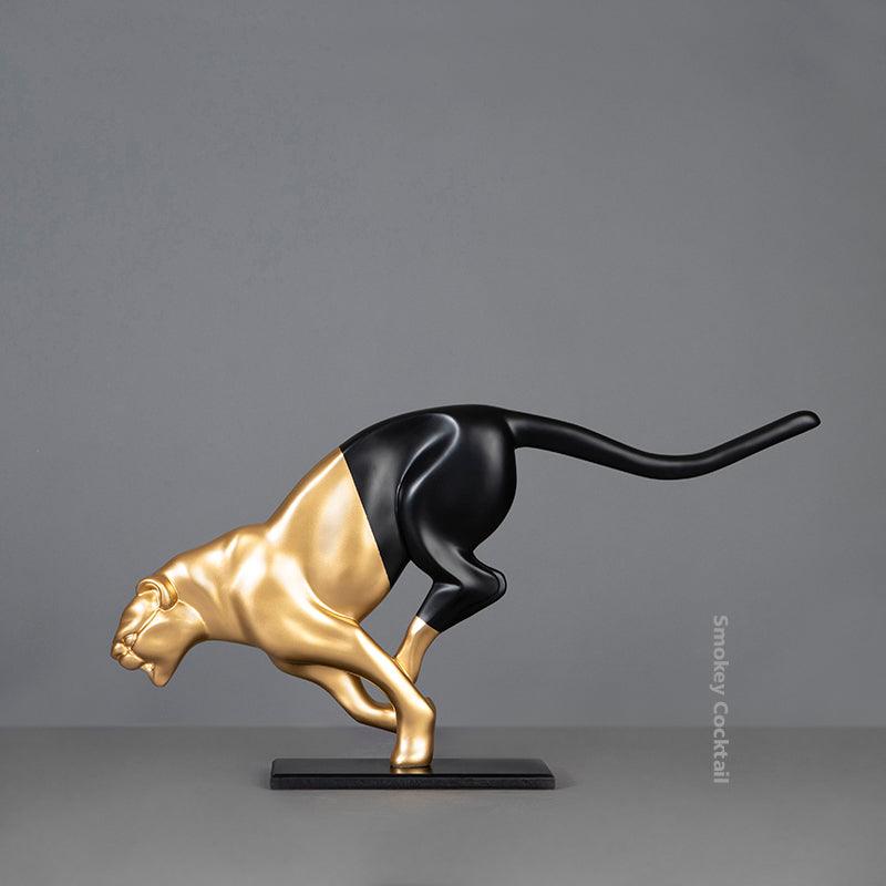ABSTRACT PANTHER SCULPTURE - Smokey Cocktail