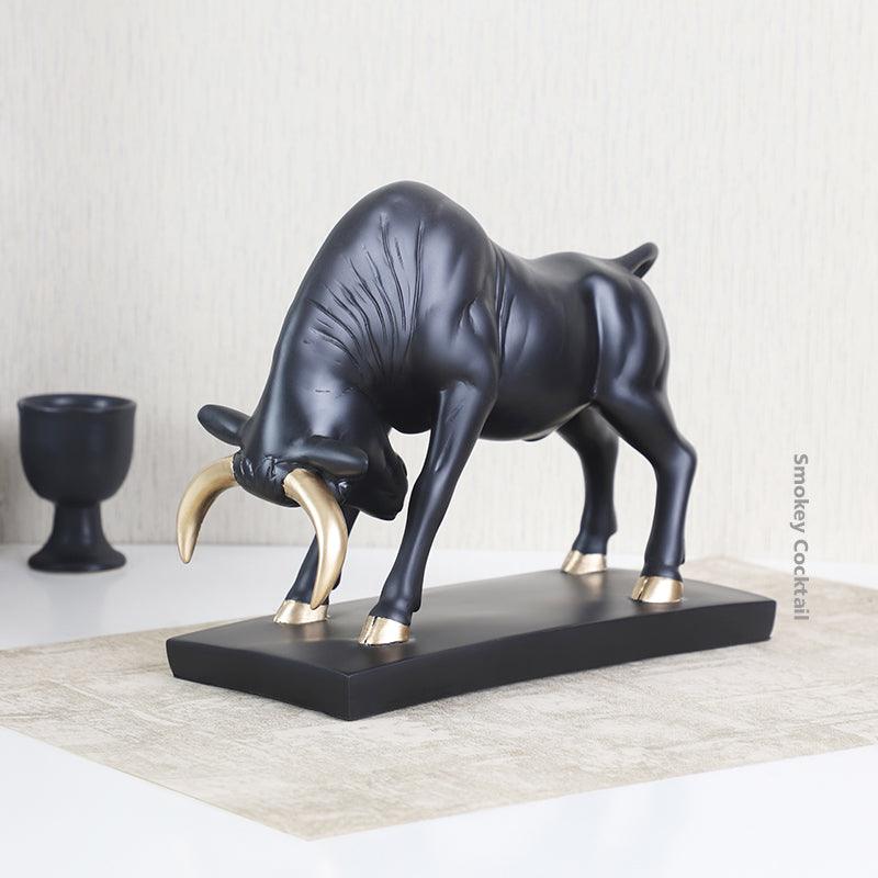 BULL SCULPTURE - Smokey Cocktail