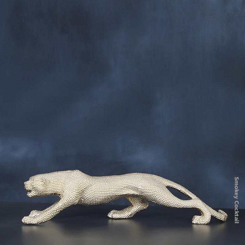 GLAM LEOPARD SCULPTURE - Smokey Cocktail