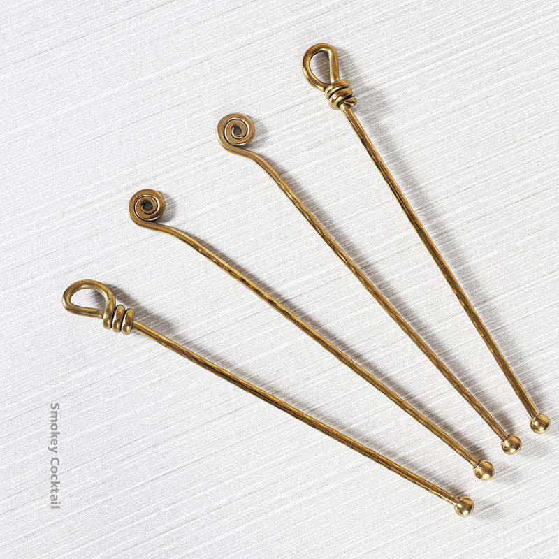 PREMIUM STIRRERS - SET OF 4 - Smokey Cocktail
