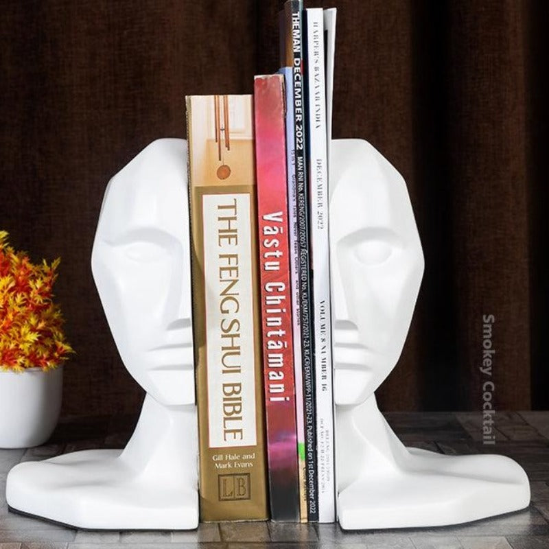 KNOWLEDGE IN THE BRAIN BOOKEND - Smokey Cocktail