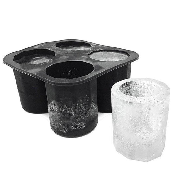 Iced Shot Glasses Tray- 2 trays - Smokey Cocktail