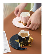 tea cup set | MOON & STAR TEA CUP & SAUCER -SET OF 2