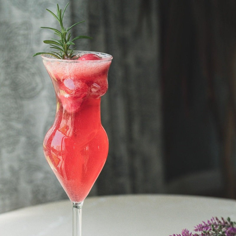 Female Body Glass - Set Of 2 ( PRE-BOOKING - DELIVERY STARTS 10th FEB) - Smokey Cocktail