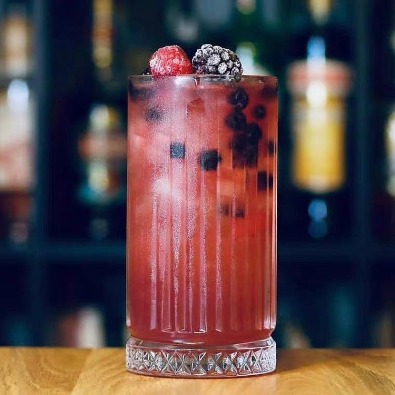 tall glasses | TALL FLOW GEO GLASS - SET OF 2