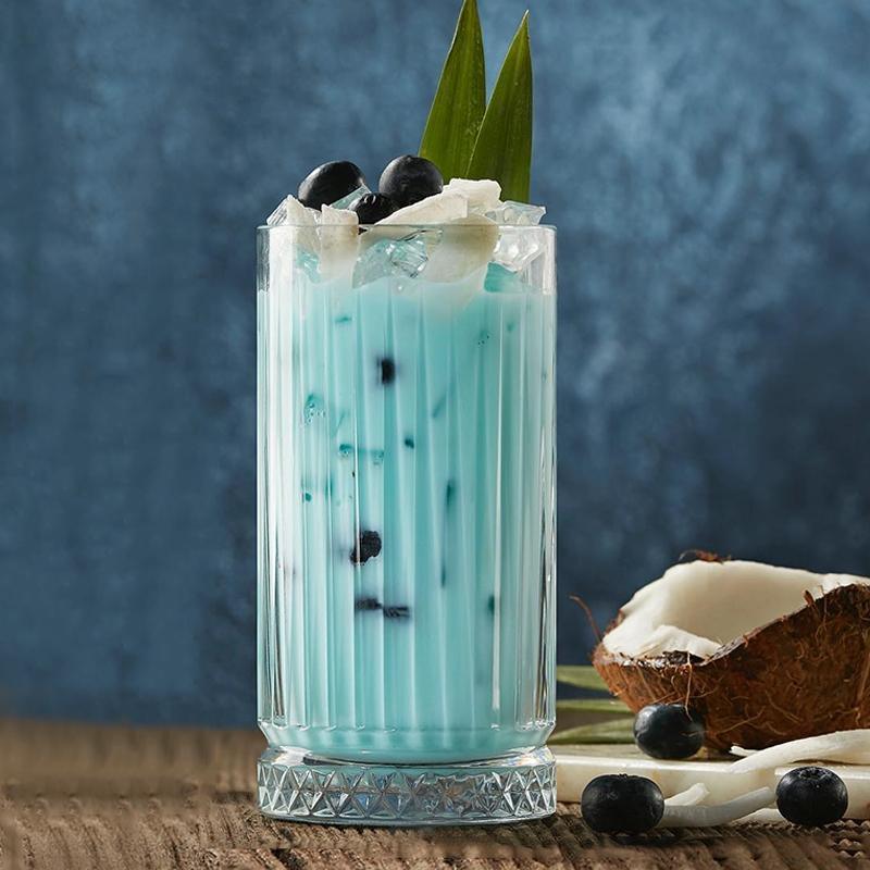 tall glasses | TALL FLOW GEO GLASS - SET OF 2