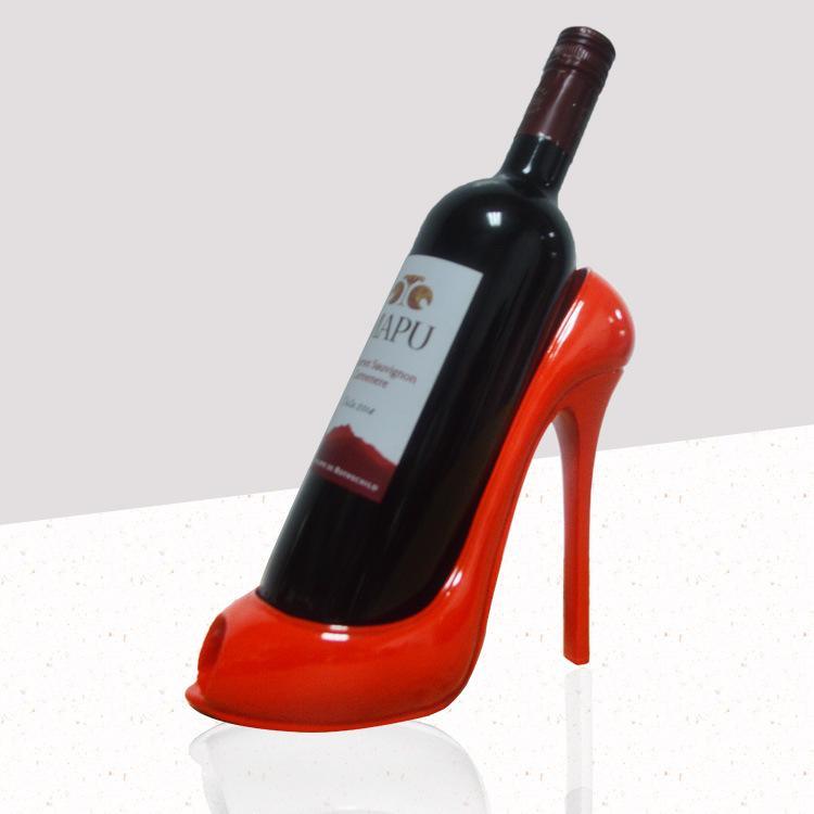 Eagle wine bottle holder top stiletto shoe