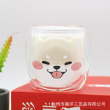 tea cup glass | JOY DOUBLE WALL GLASS - SET OF 2