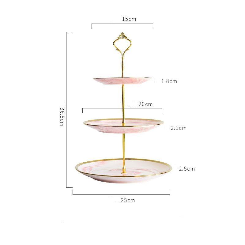 tier cupcake stand | ROUND THREE -TIER STAND