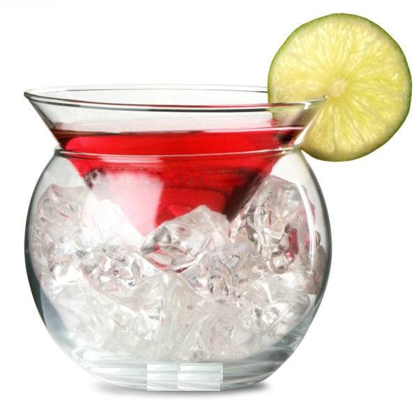 Cocktail Glasses Online | Dual Martini Glass - Set Of 2
