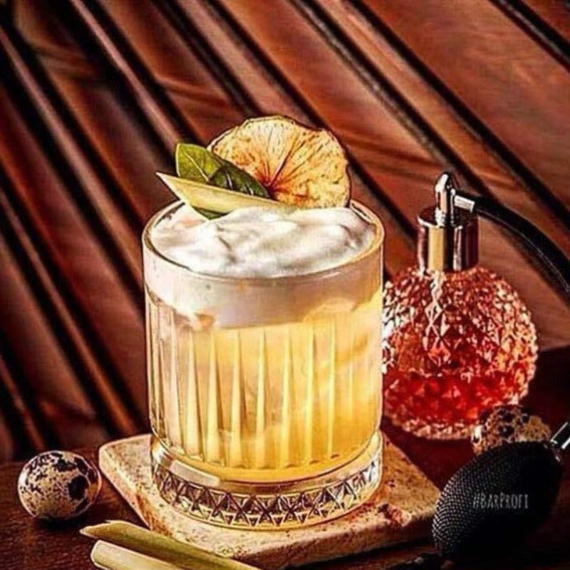 Buy Whiskey Glasses Online| Flow Geo Glass-set Of 2