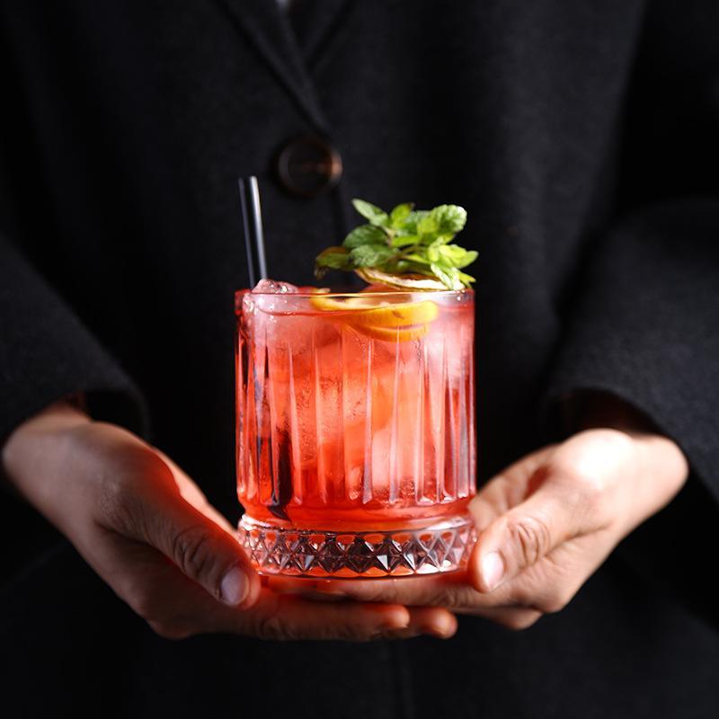 Buy Whiskey Glasses Online| Flow Geo Glass-set Of 2