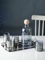 decanter set with glasses | GREY NORDIC STYLE DECANTER SET