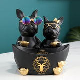 Duo Pup Figurine Holder (PRE-BOOKING - DELIVERY STARTS 10th FEB) - Smokey Cocktail