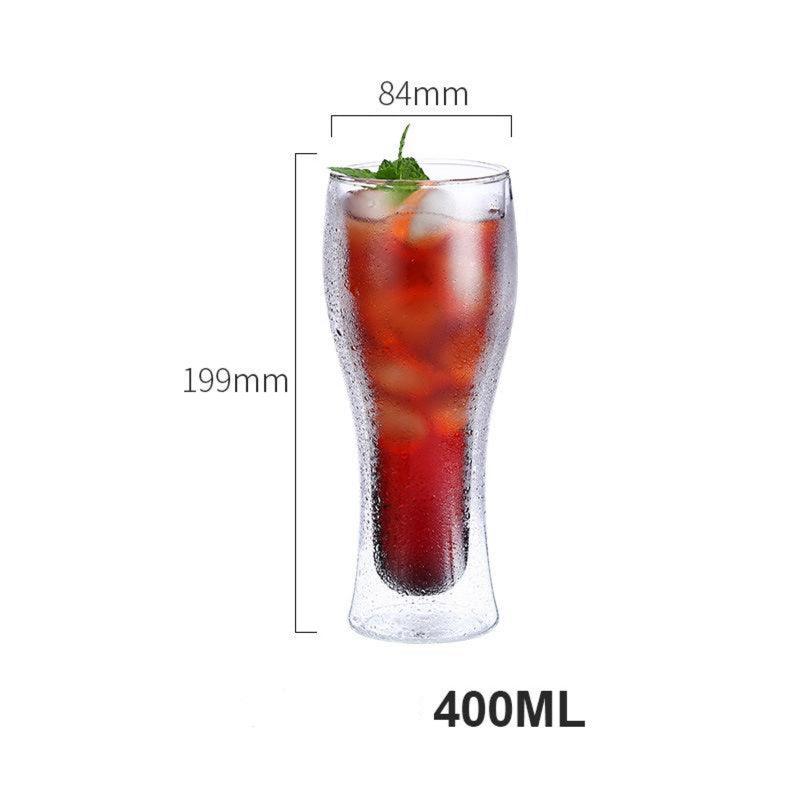 beer glass set | DOUBLE WALL THERMO GLASS - SET OF 2