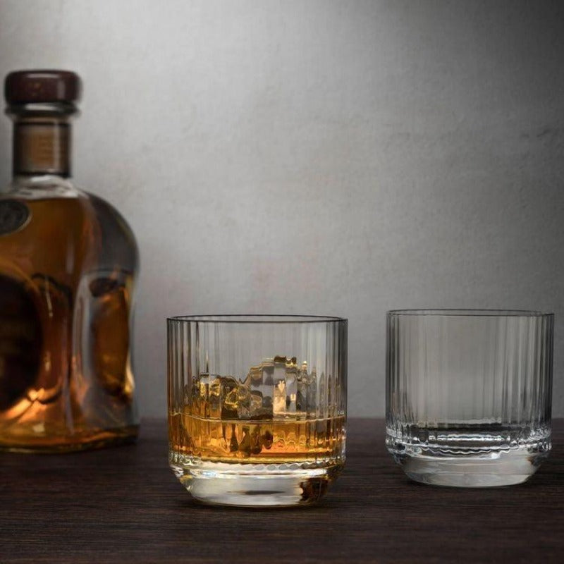 Whiskey Glasses Gift Set | New Crystal Tumbler Glass - Set Of 2