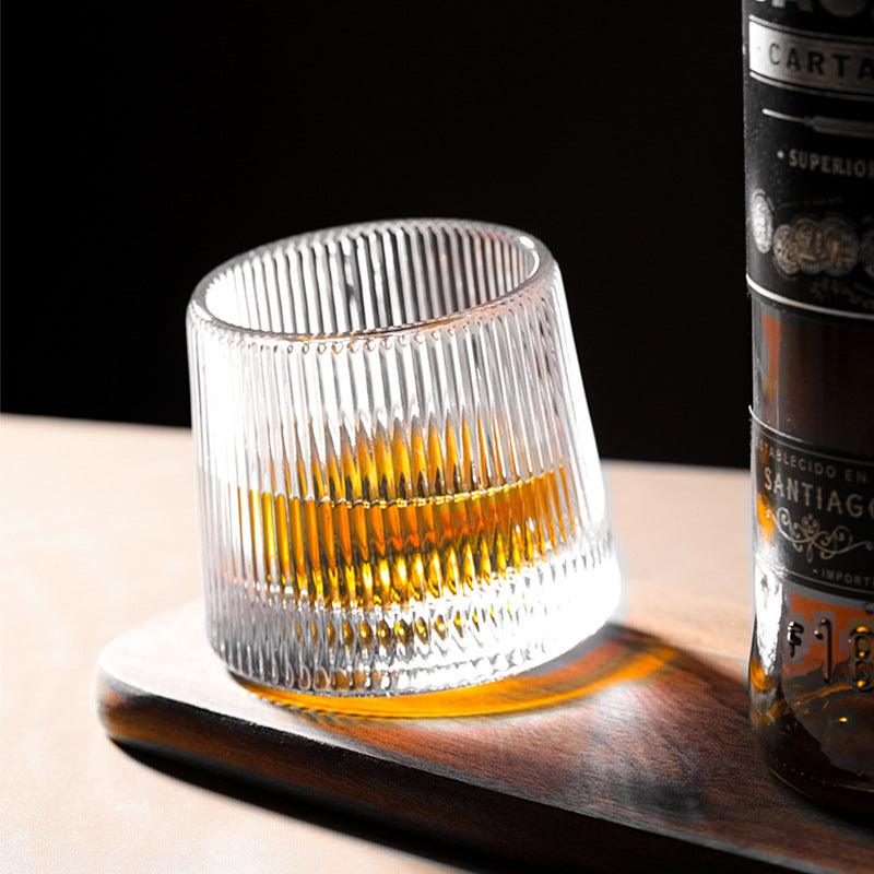 ROTATABLE GLASS - SET OF 2 - Smokey Cocktail
