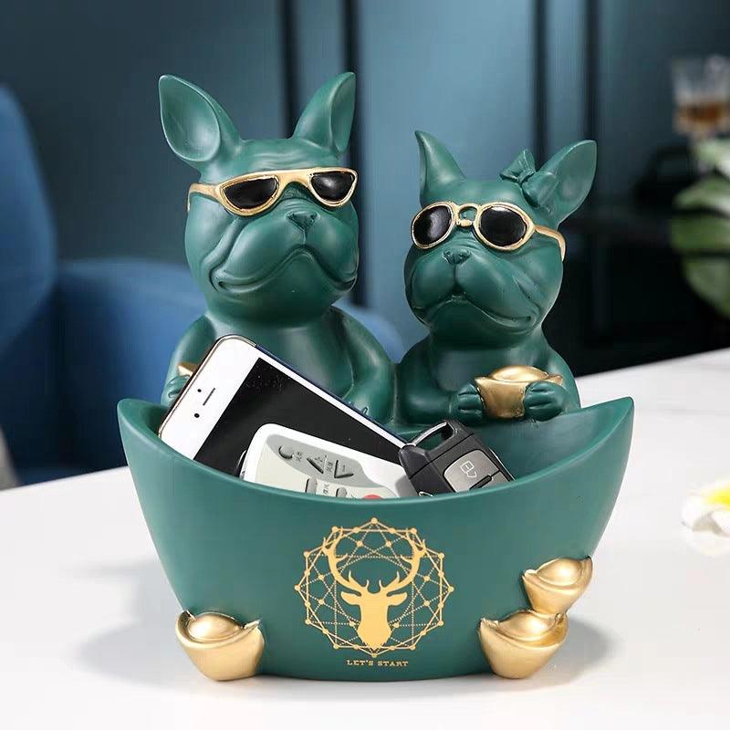 Duo Pup Figurine Holder (PRE-BOOKING - DELIVERY STARTS 10th FEB) - Smokey Cocktail