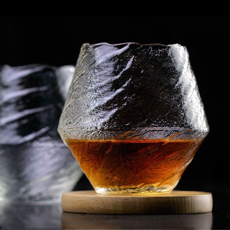 Buy Whiskey Glasses| Japanese Hammered Glass - Set Of 2