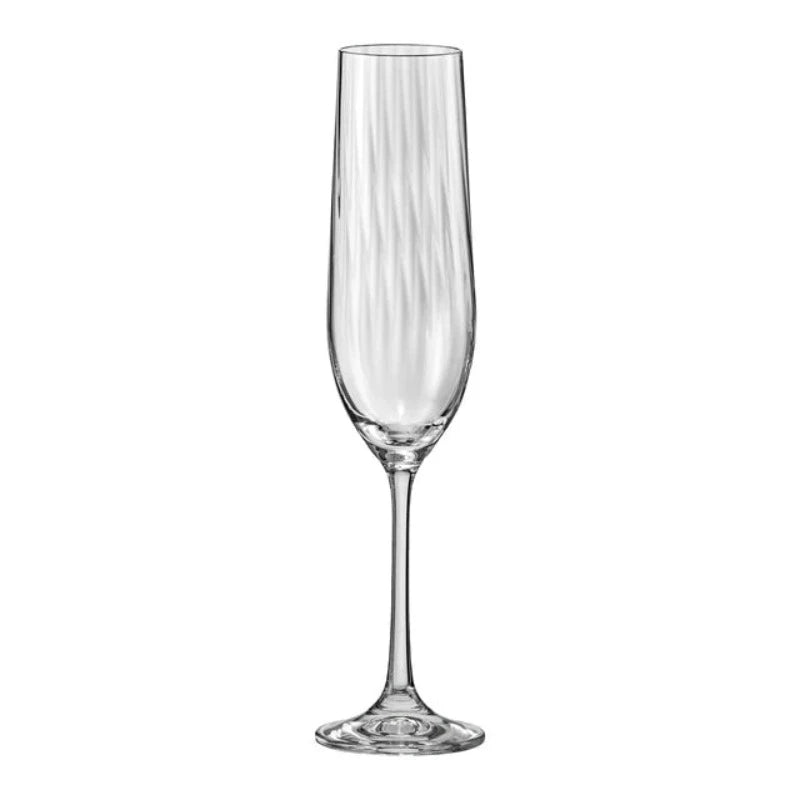 wine glass | STRIPE FLUTE GLASS - SET OF 2