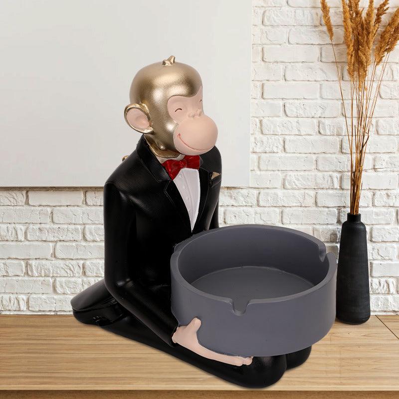 Monkey Butler Ashtray - Smokey Cocktail