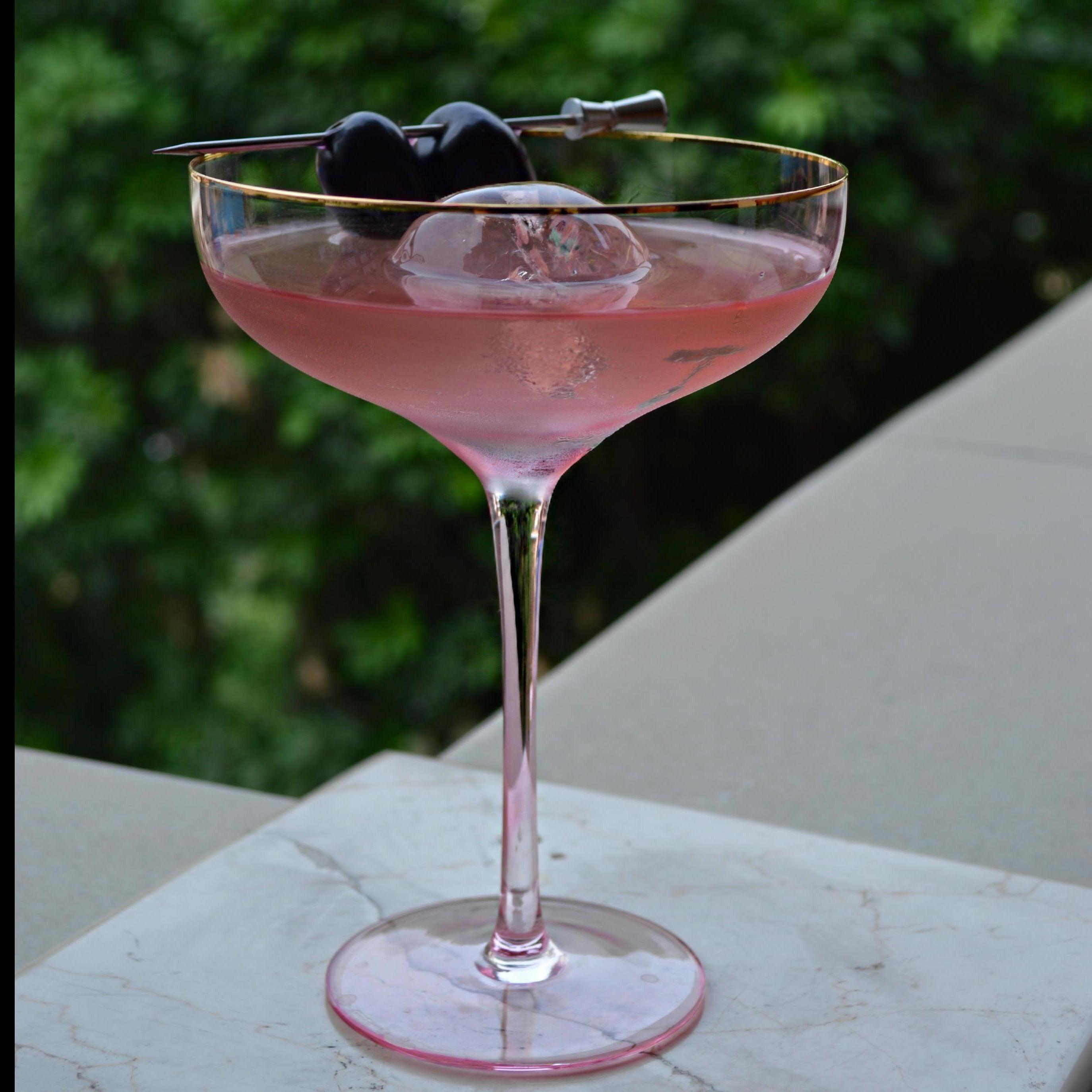 Roze Coupe Glass - Set of 2 - Smokey Cocktail